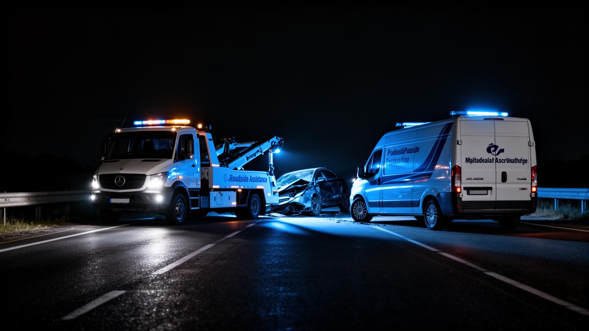 Roadside assistance at night